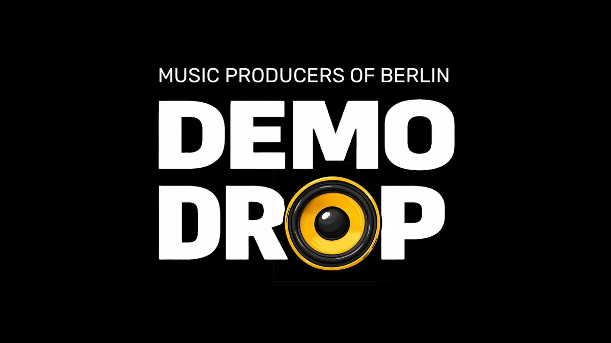 Music Producers Demo Drop music sharing session & Club Night event poster