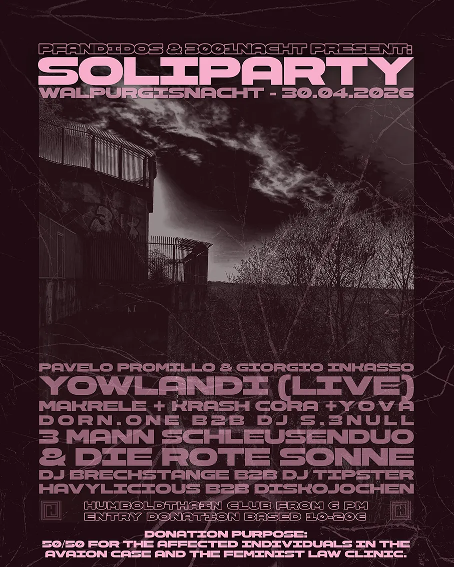 Walpurgisnacht Soliparty event poster