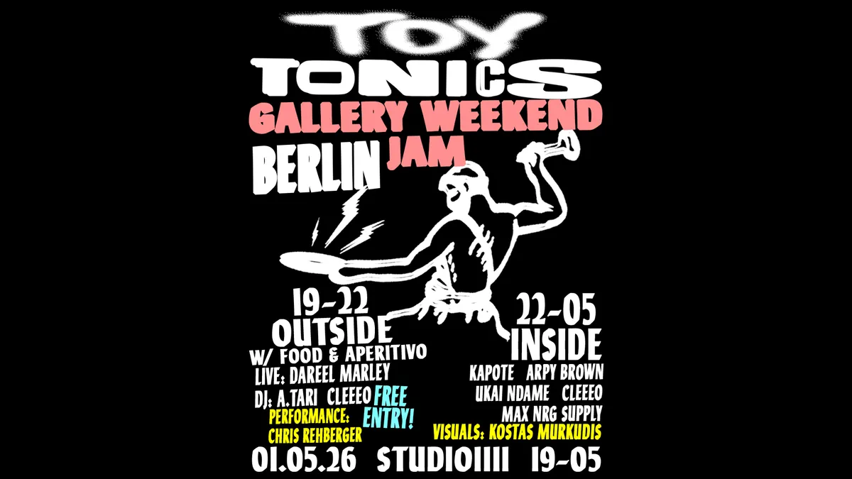 Toy Tonics Gallery Weekend Jam - Open Air & Indoor event poster
