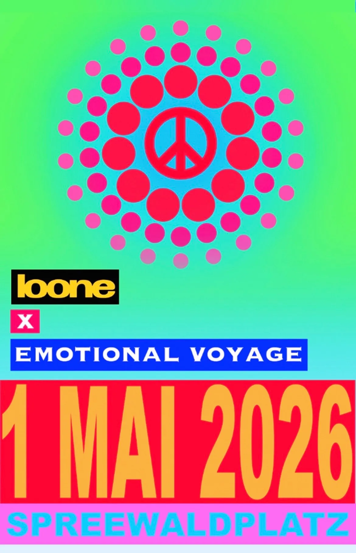 Loone x Emotional Voyage event poster