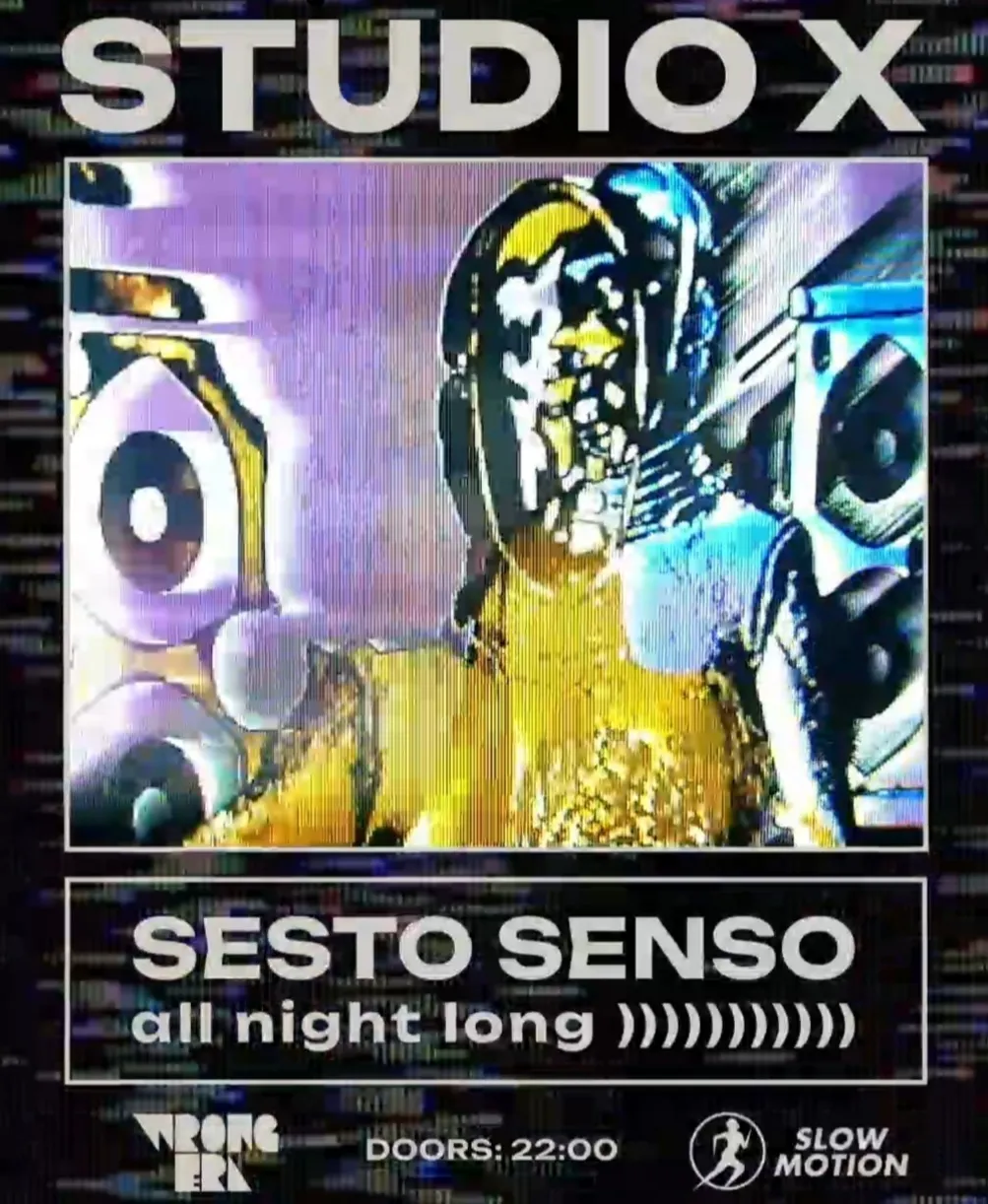 Studio X with Sesto Senso (Franz Scala & Fabrizio Mammarella) event poster