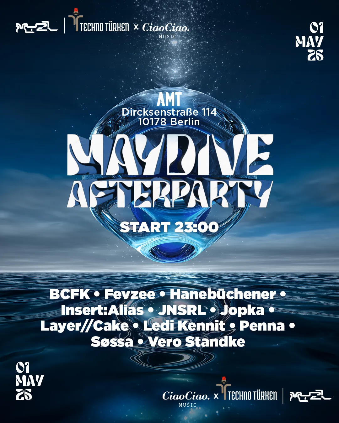 MAYDIVE Afterparty event poster