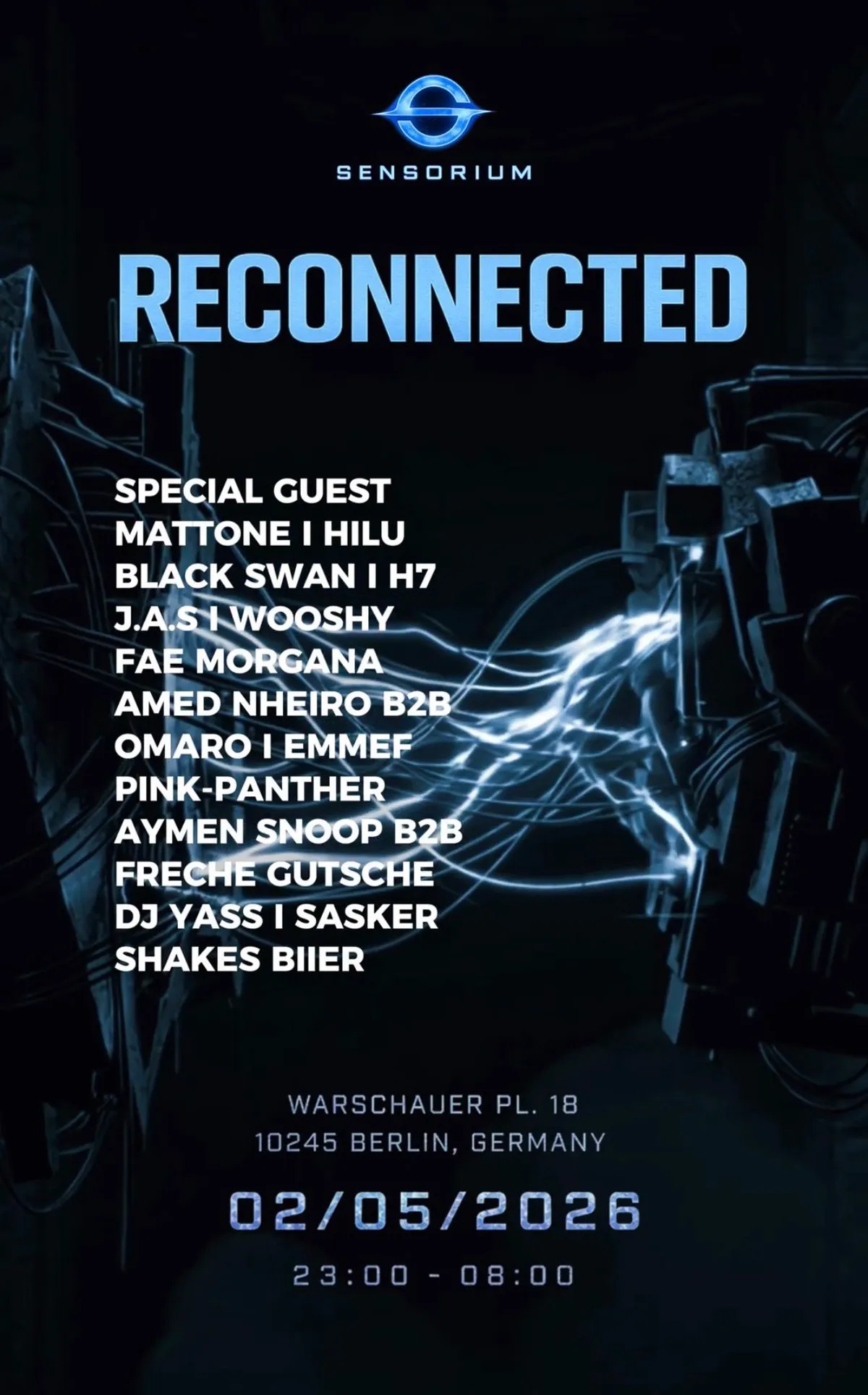 RECONNECTED event poster