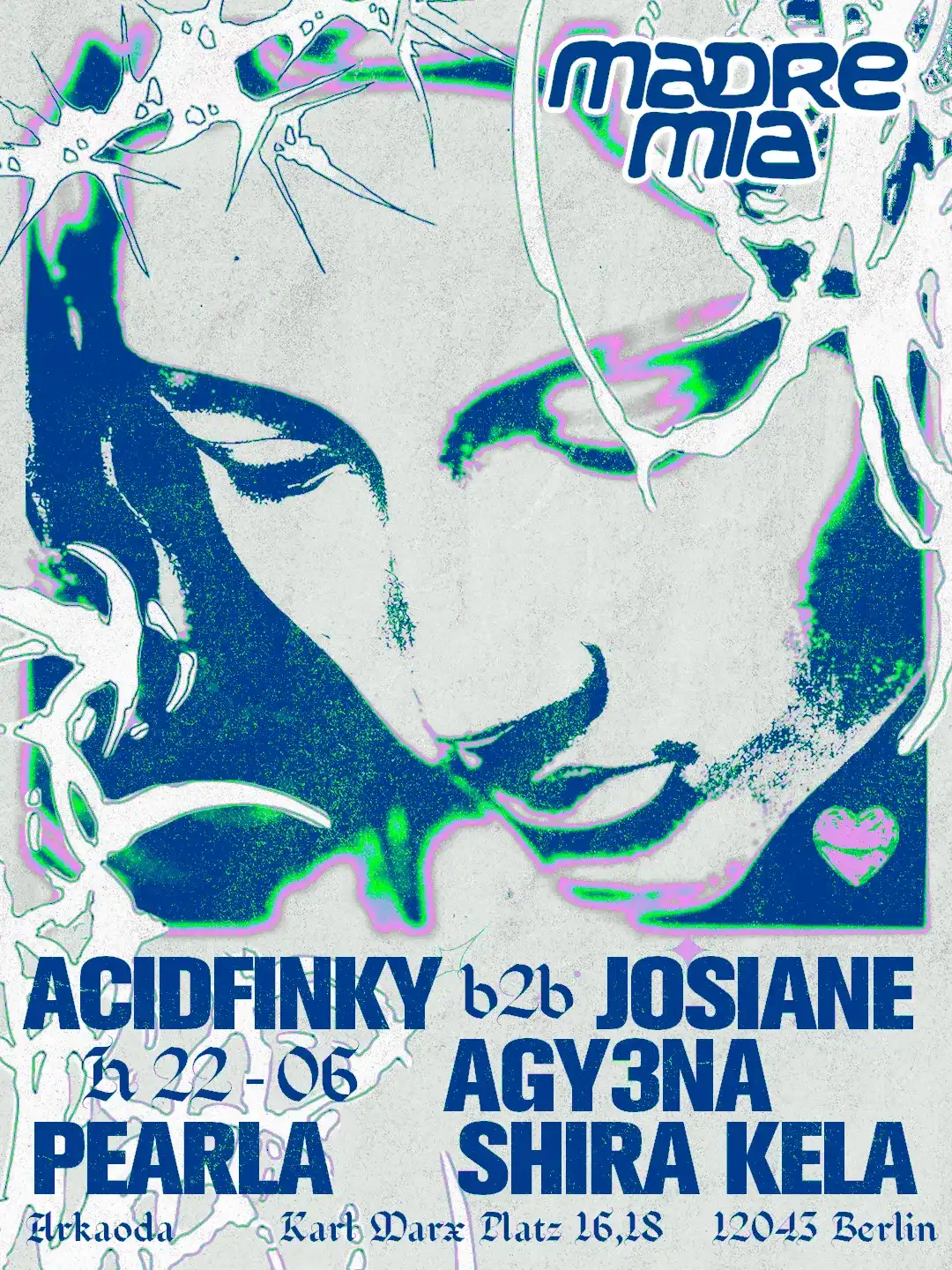 madre mia event poster