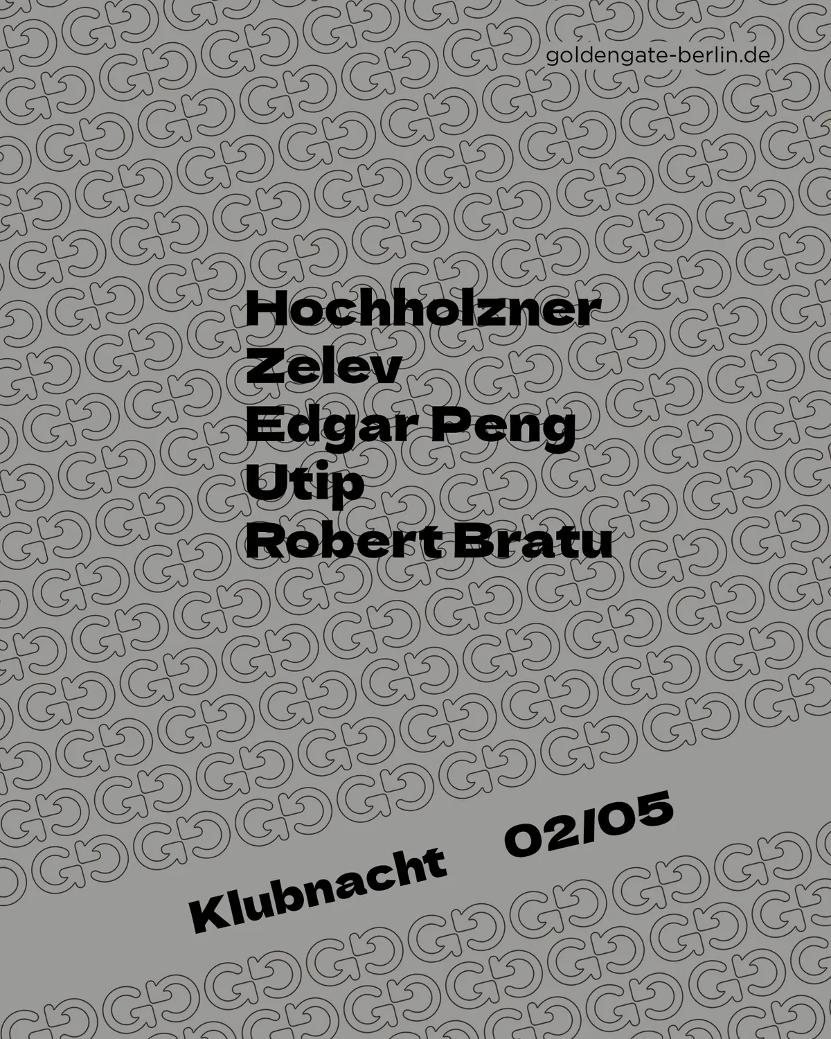 Klubnacht event poster