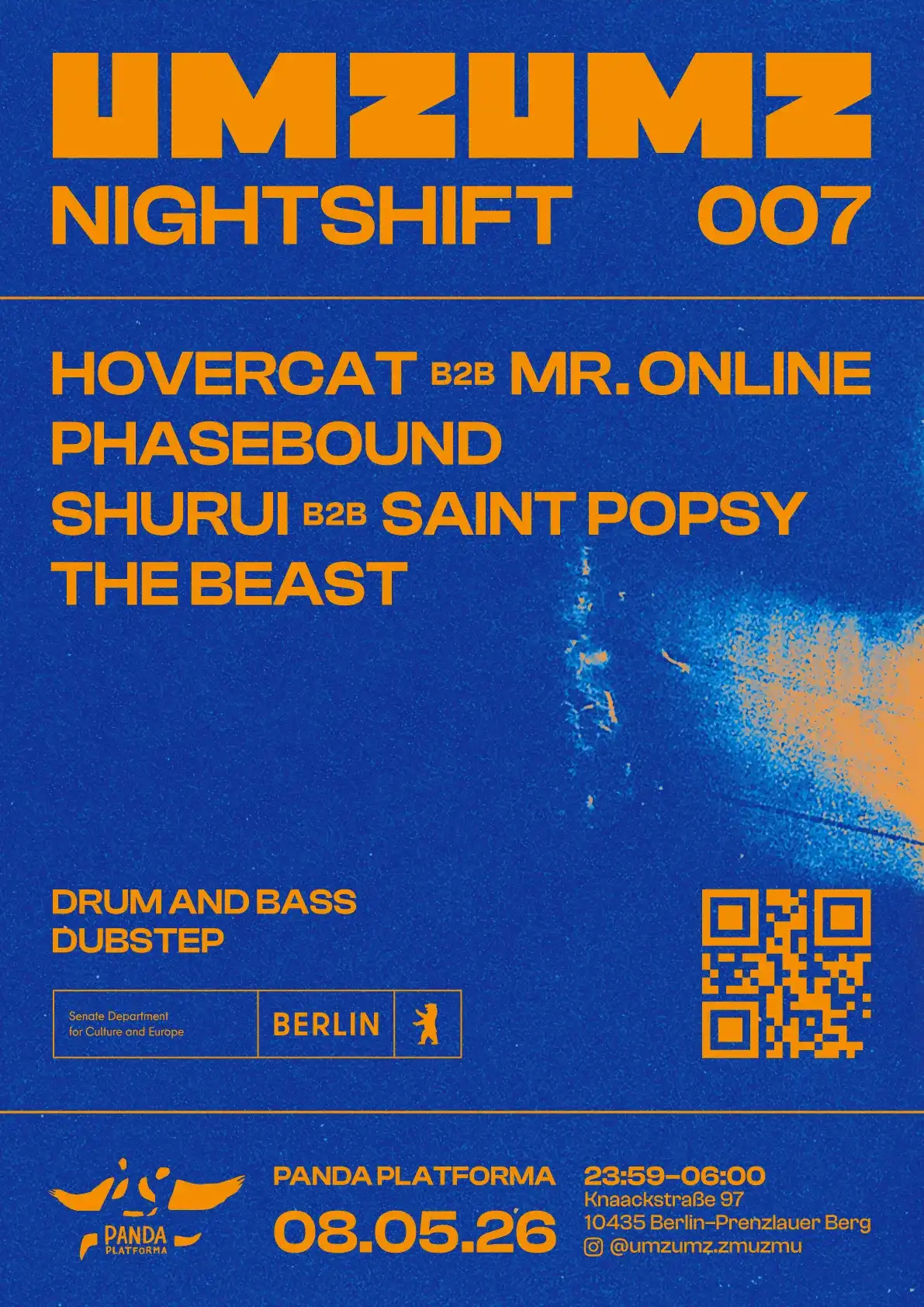 UMZ UMZ NIGHTSHIFT 007 event poster