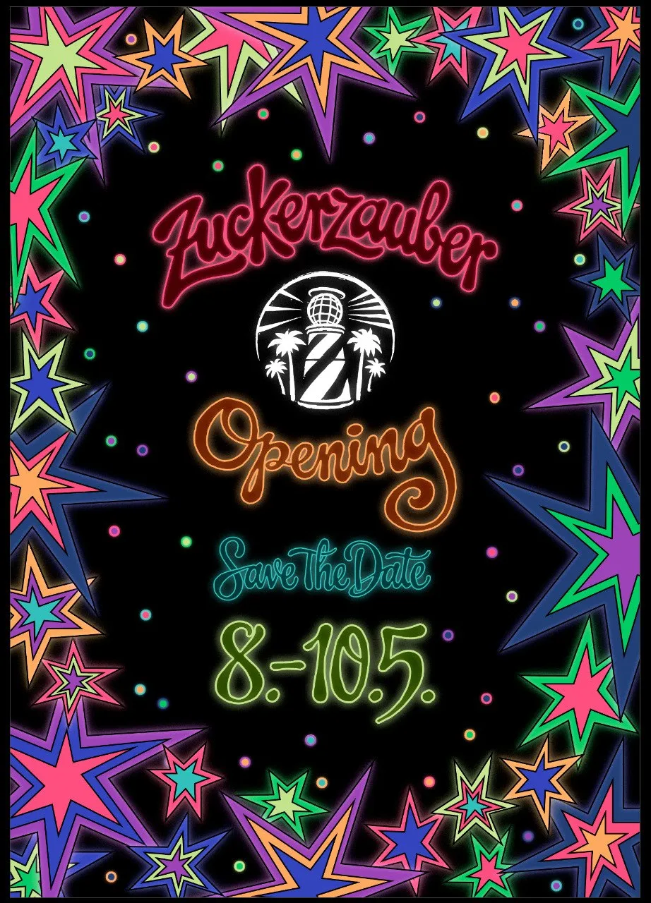 Zuckerzauber Season Opening event poster