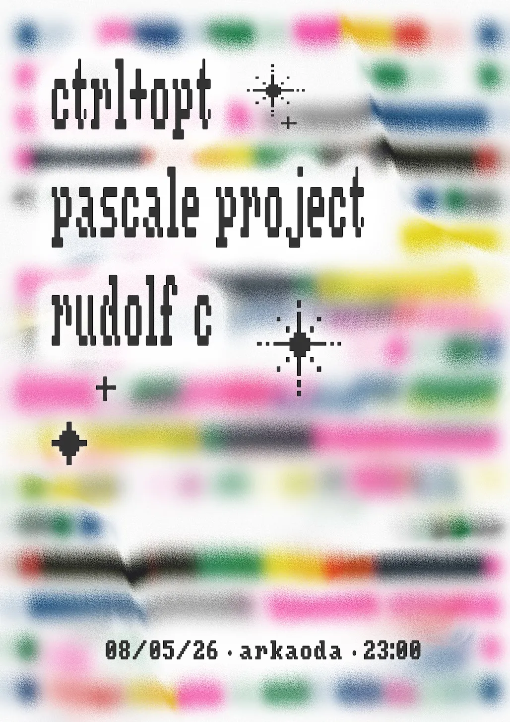 Ctrl+Opt • Pascale Project • Rudolf C event poster