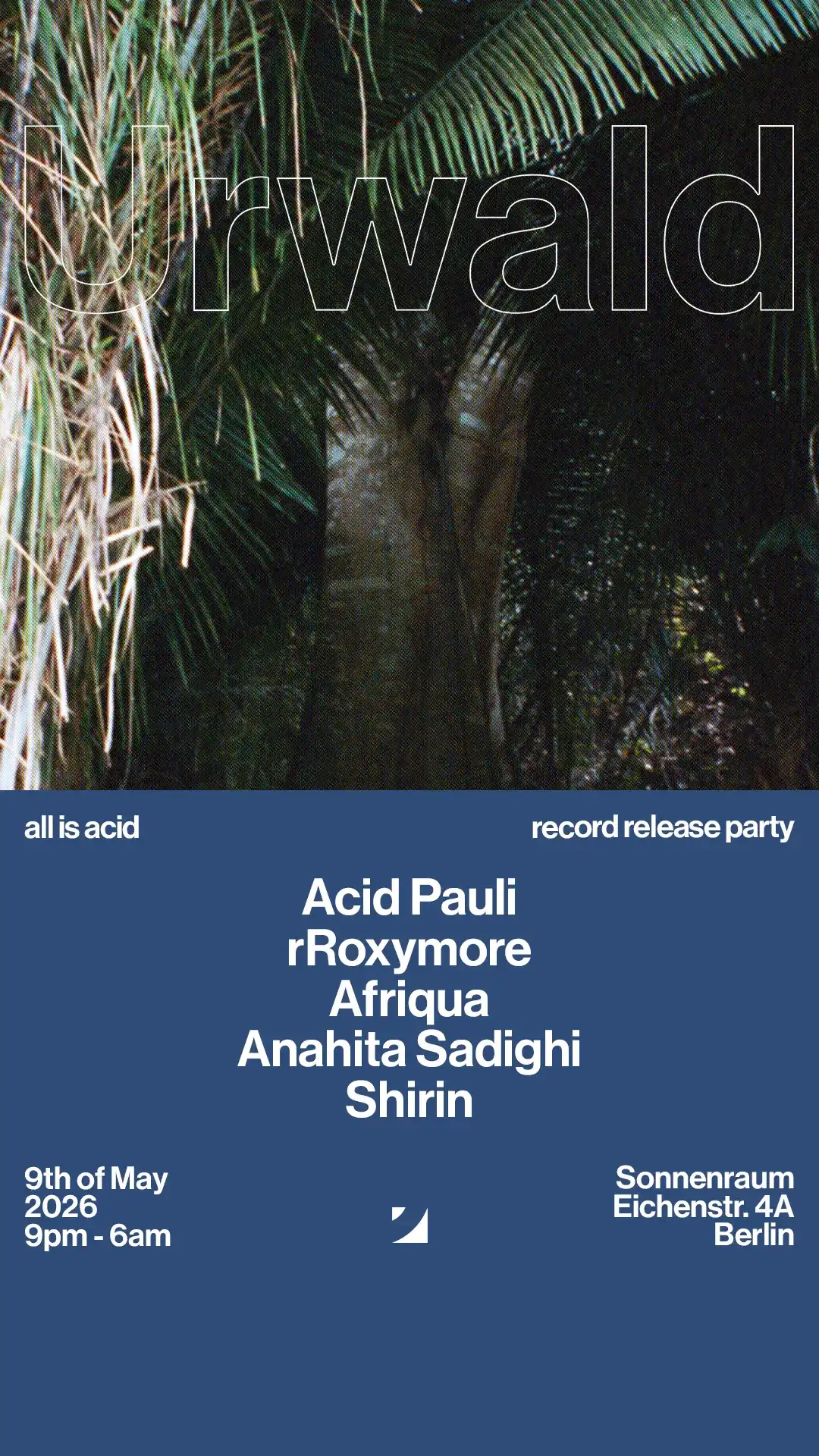 Urwald Release Party event poster