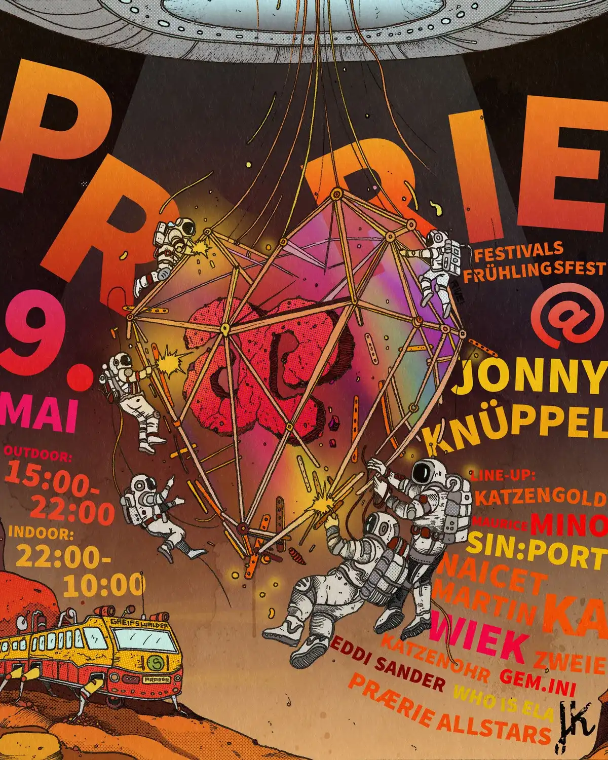 Praerie Festival Frühlingsfest at Jonny Knüppel event poster