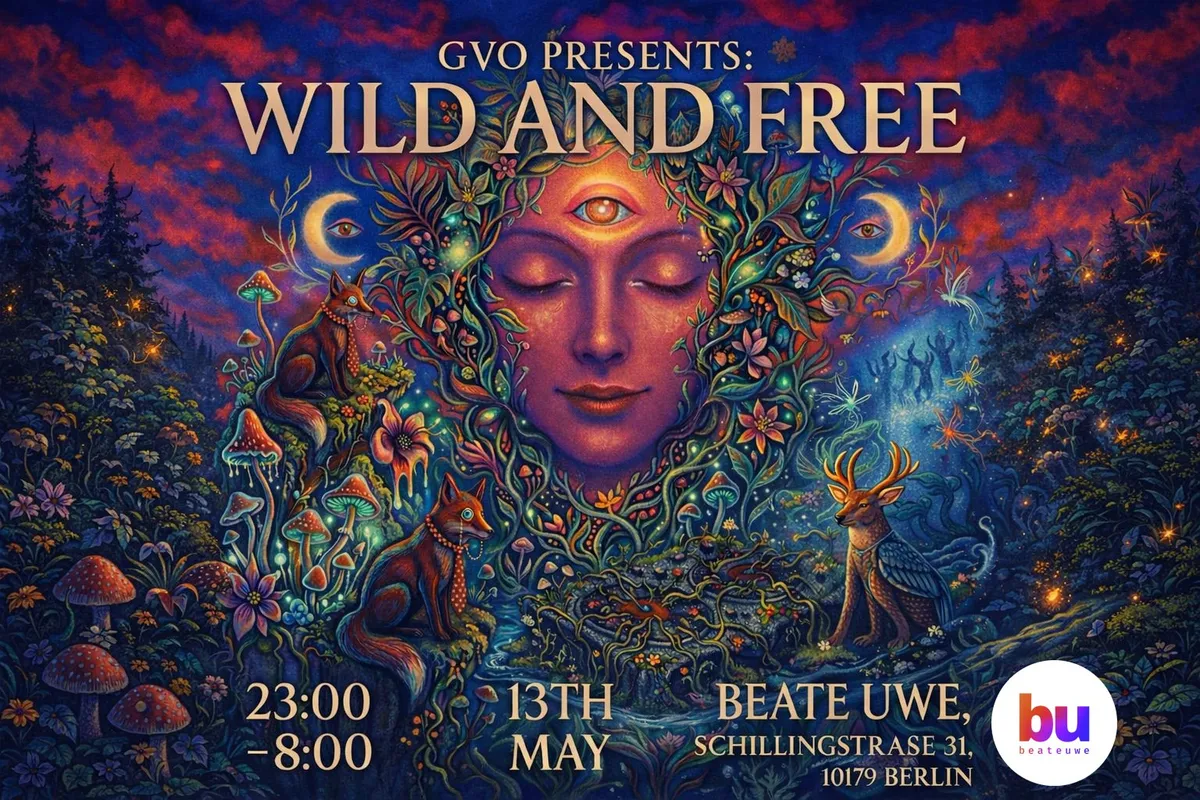 GVO Wild and Free event poster