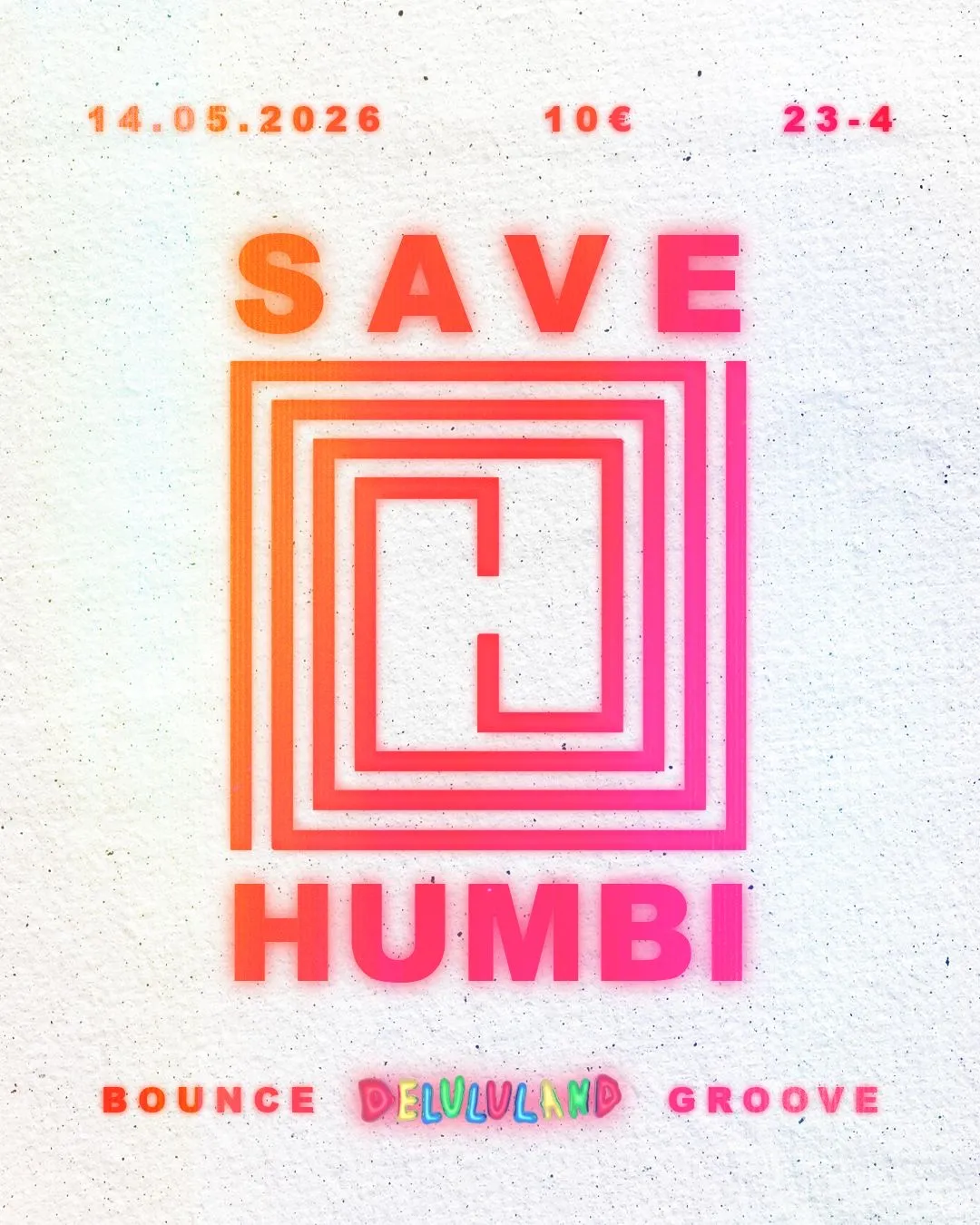 ♡ SAVE HUMBI ♡ event poster