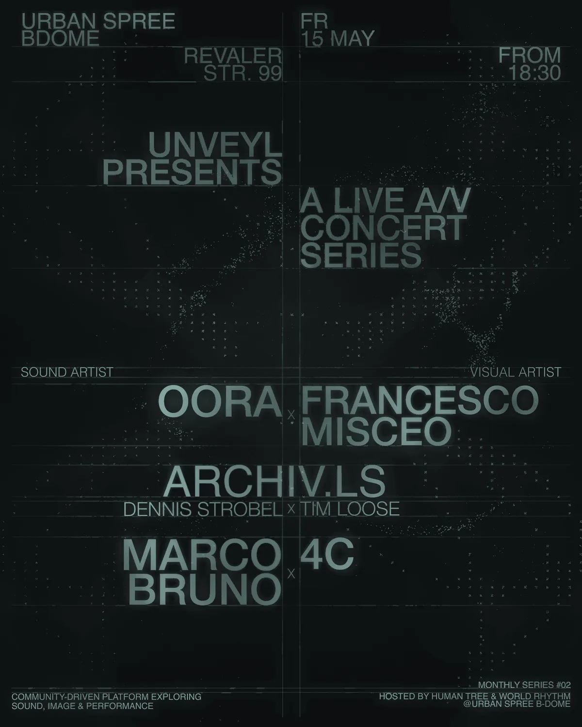 Unveyl #02 at B-Dome event poster