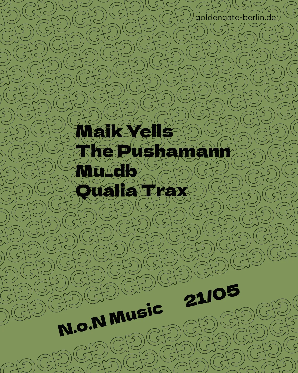 N.o.N Music event poster