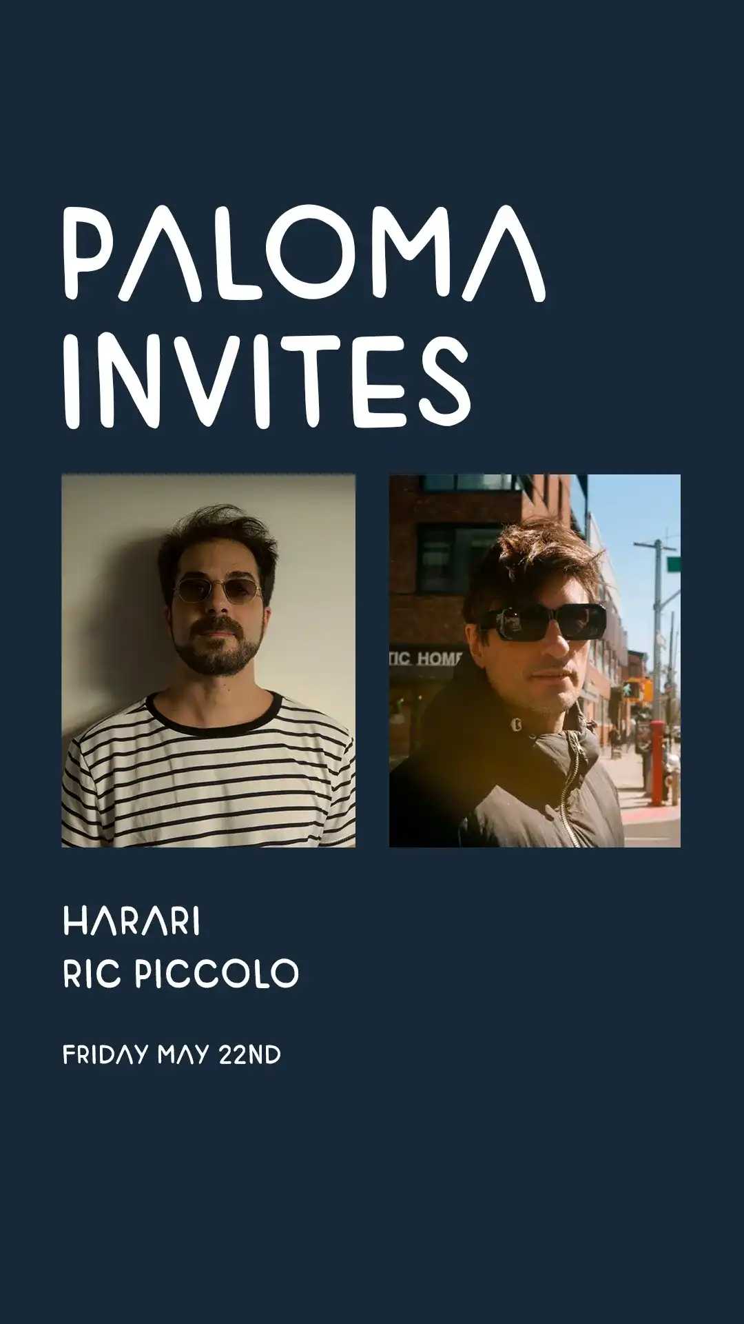 Paloma Invites event poster