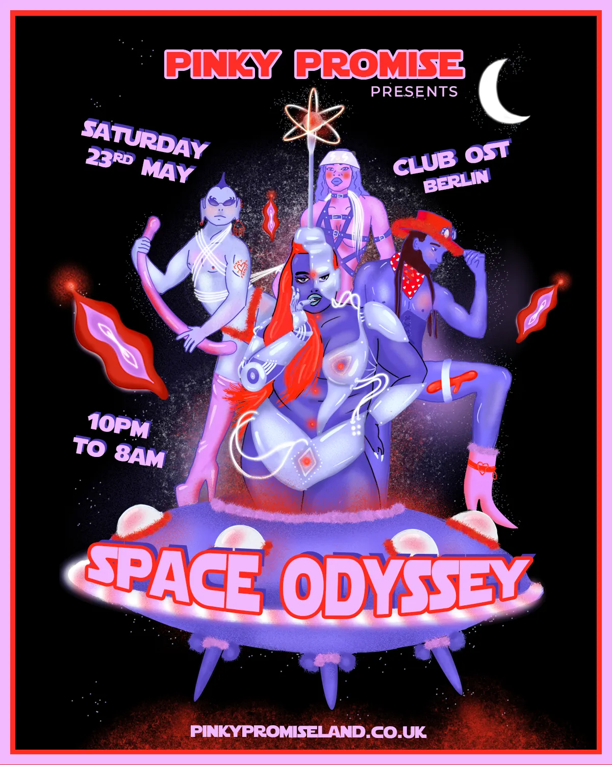Pinky Promise: Space Odyssey event poster