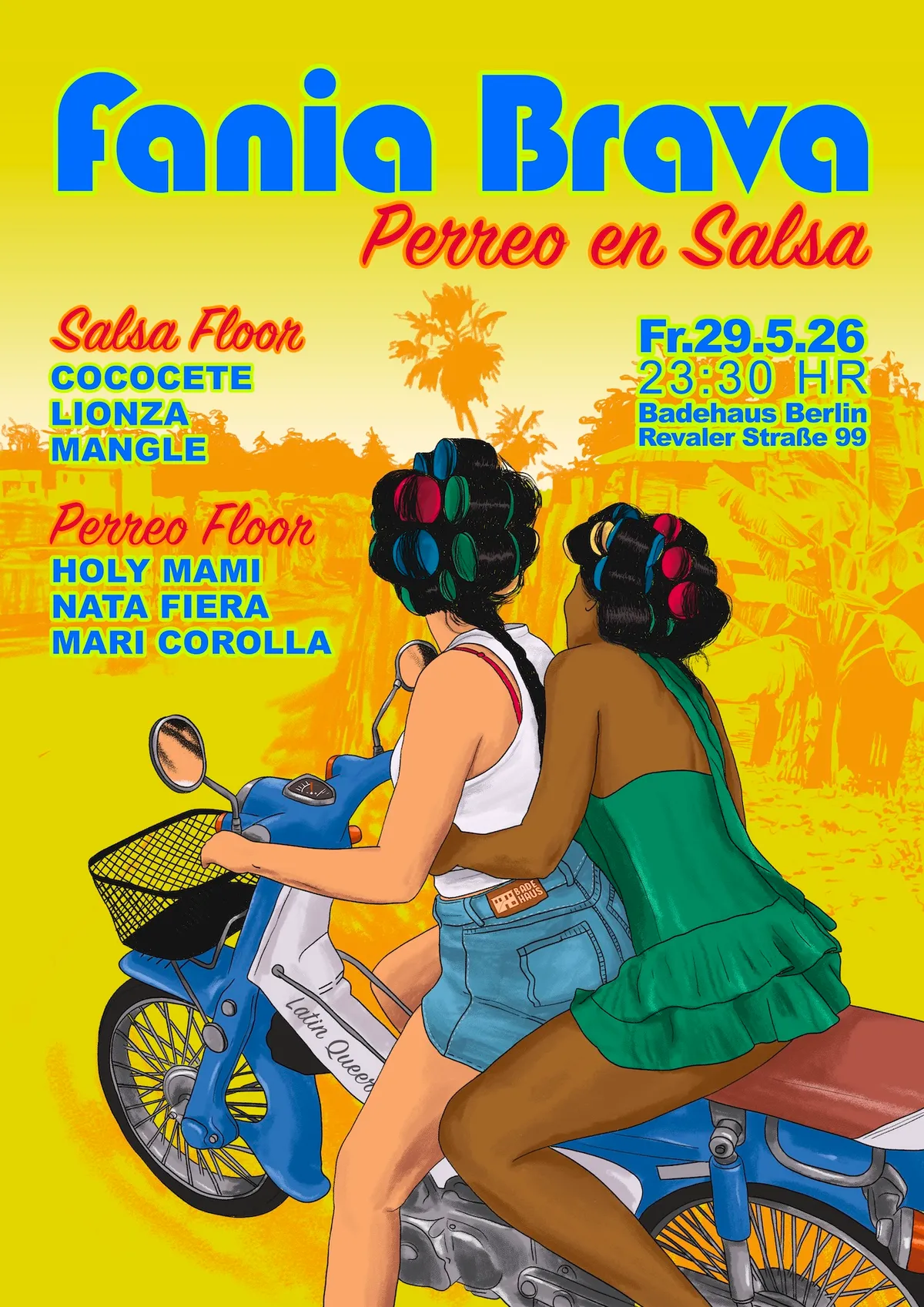 Fania Brava Party event poster