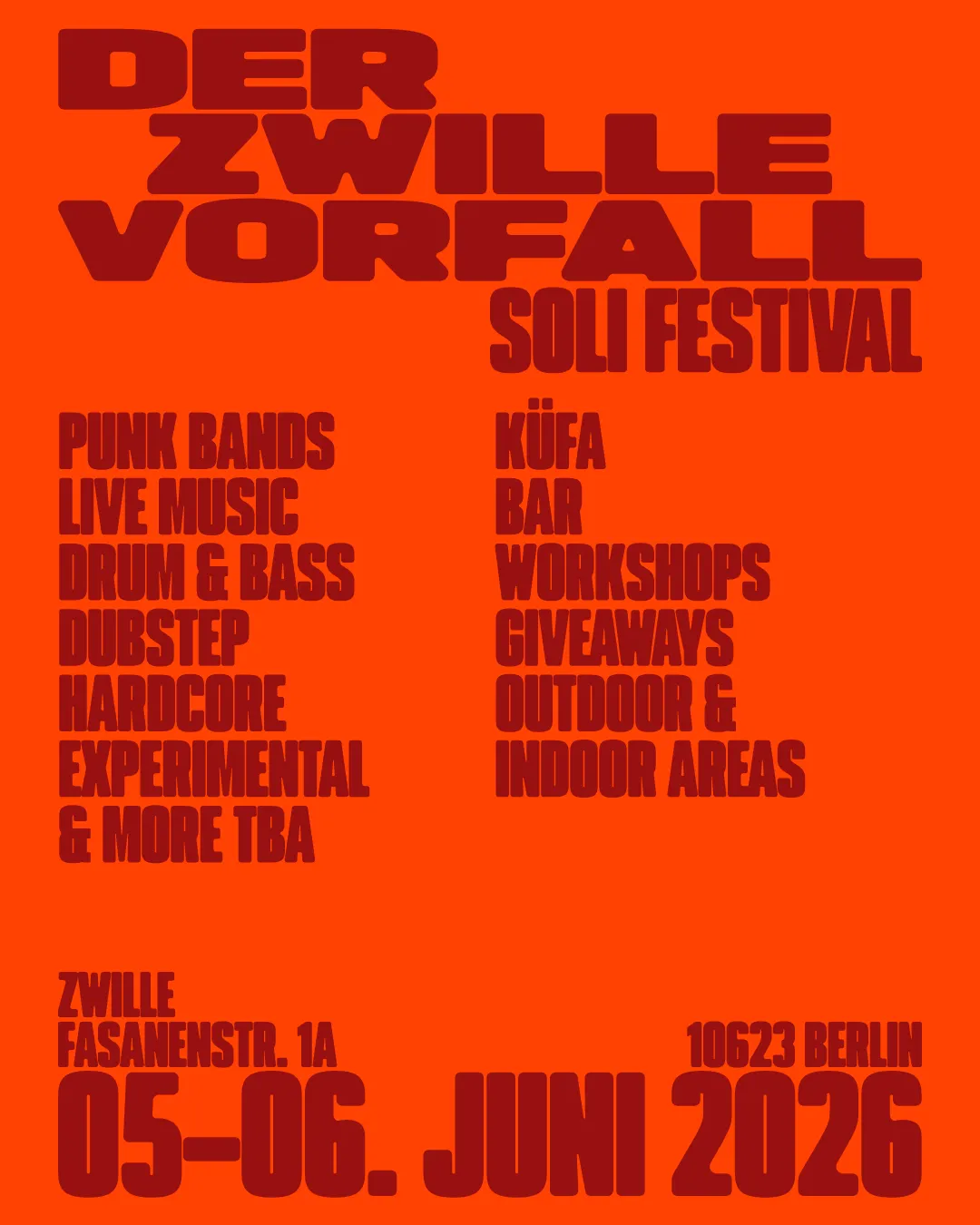 Der Zwille Vorfall - Soli Festival event poster