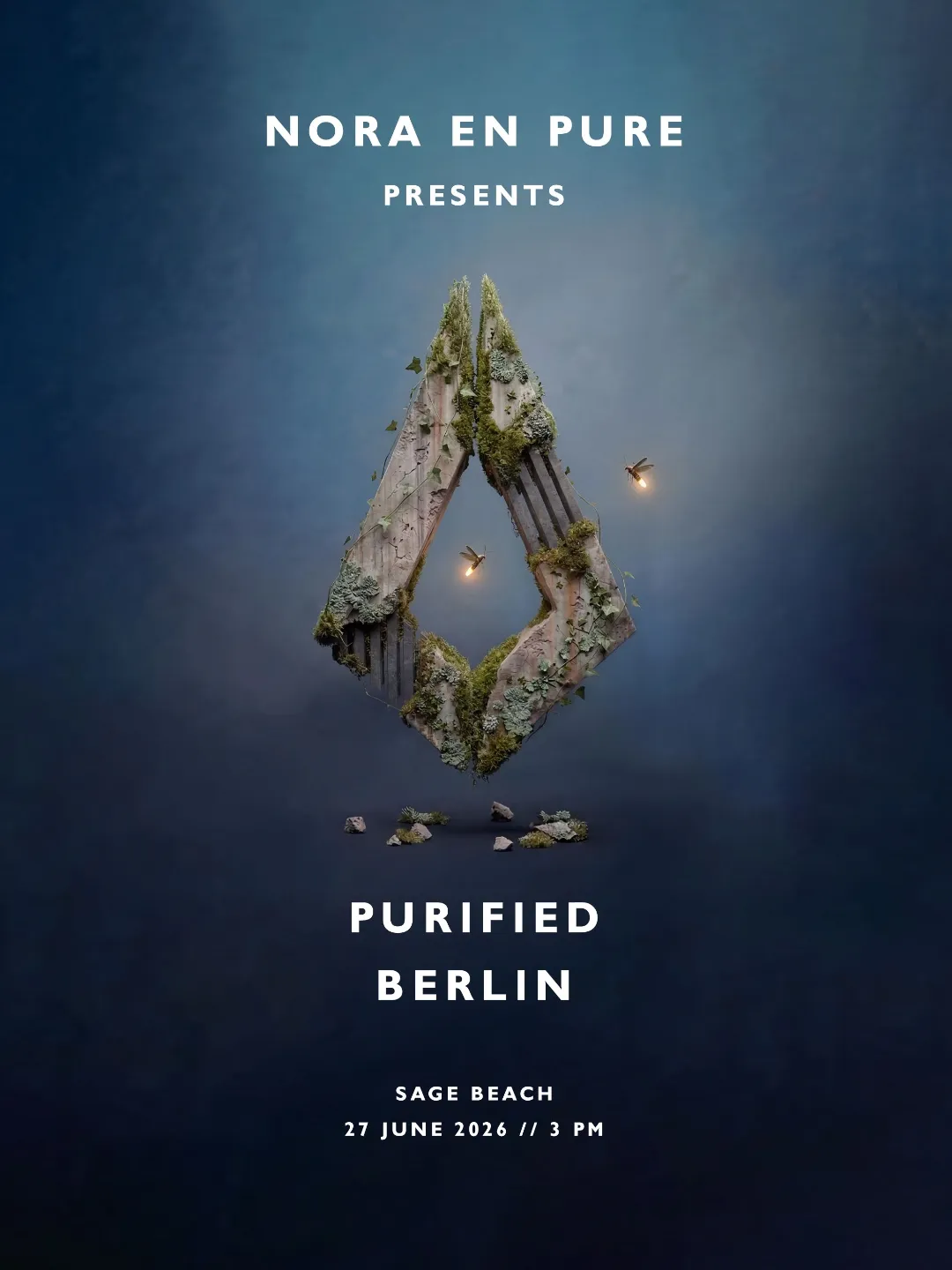 Nora En Pure pres. Purified Beach Open Air event poster