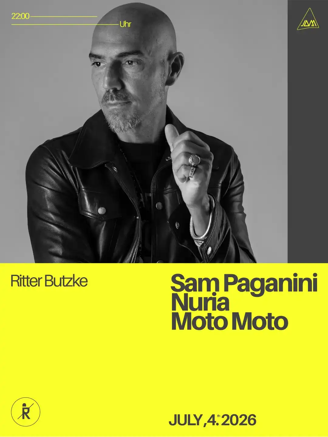 Sam Paganini event poster