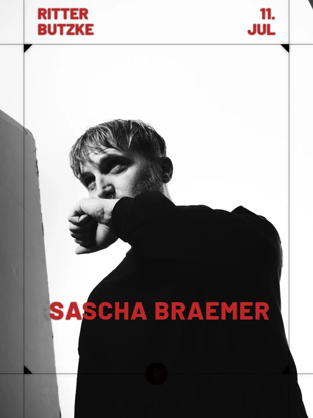 Sascha Braemer (Open Air) - free entry until 7pm event poster