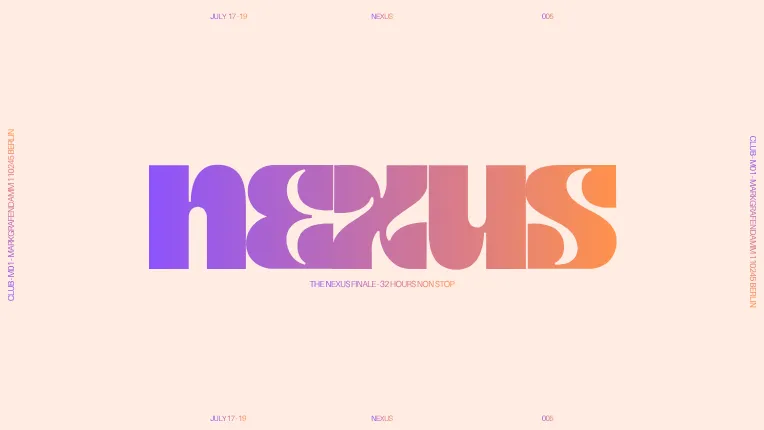 NEXUS 005 - The Finale event poster