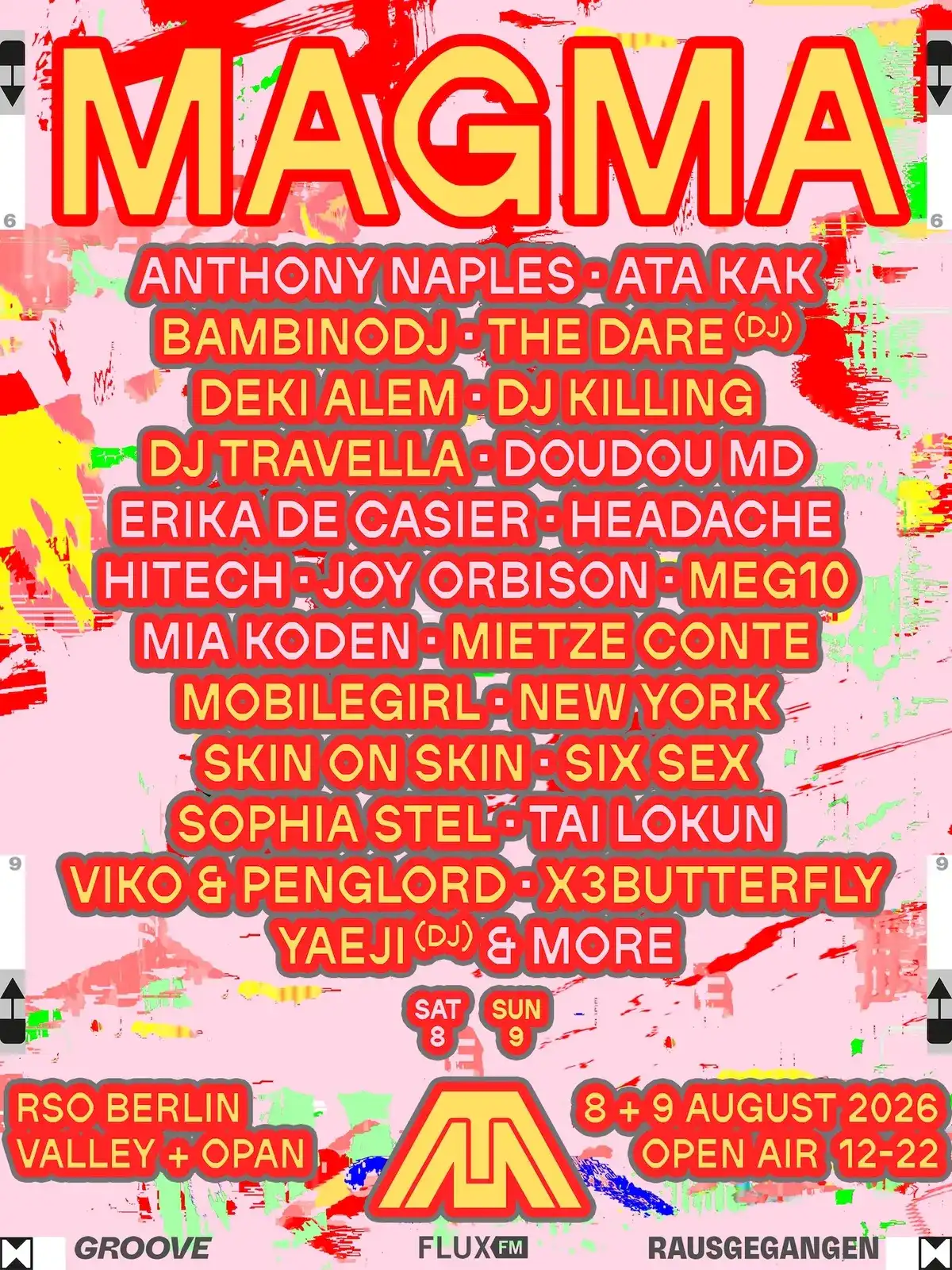 MAGMA Festival | 08. & 09. August 2026 event poster