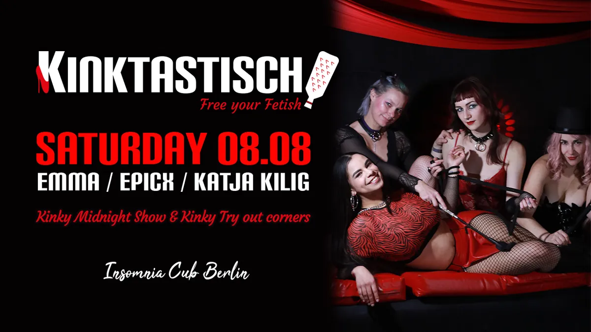 Kinktastisch! Techno. Kink. Play event poster