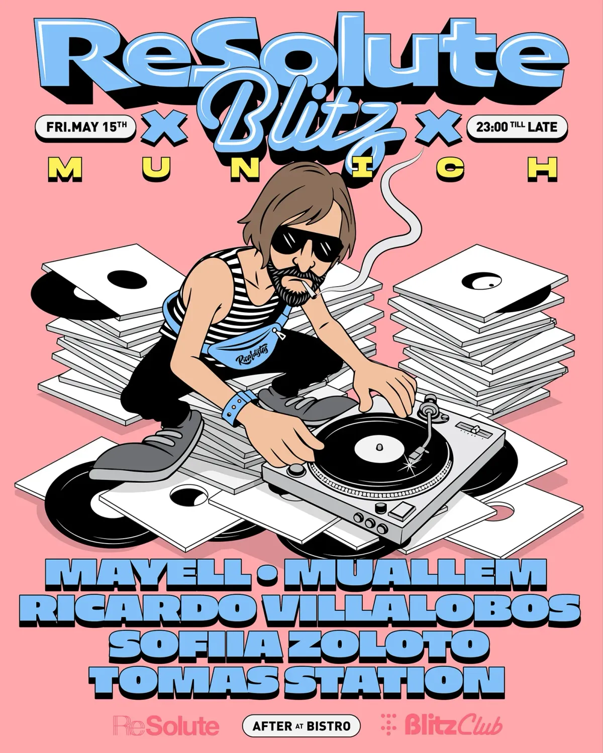 ReSolute x BLITZ: Ricardo Villalobos event poster