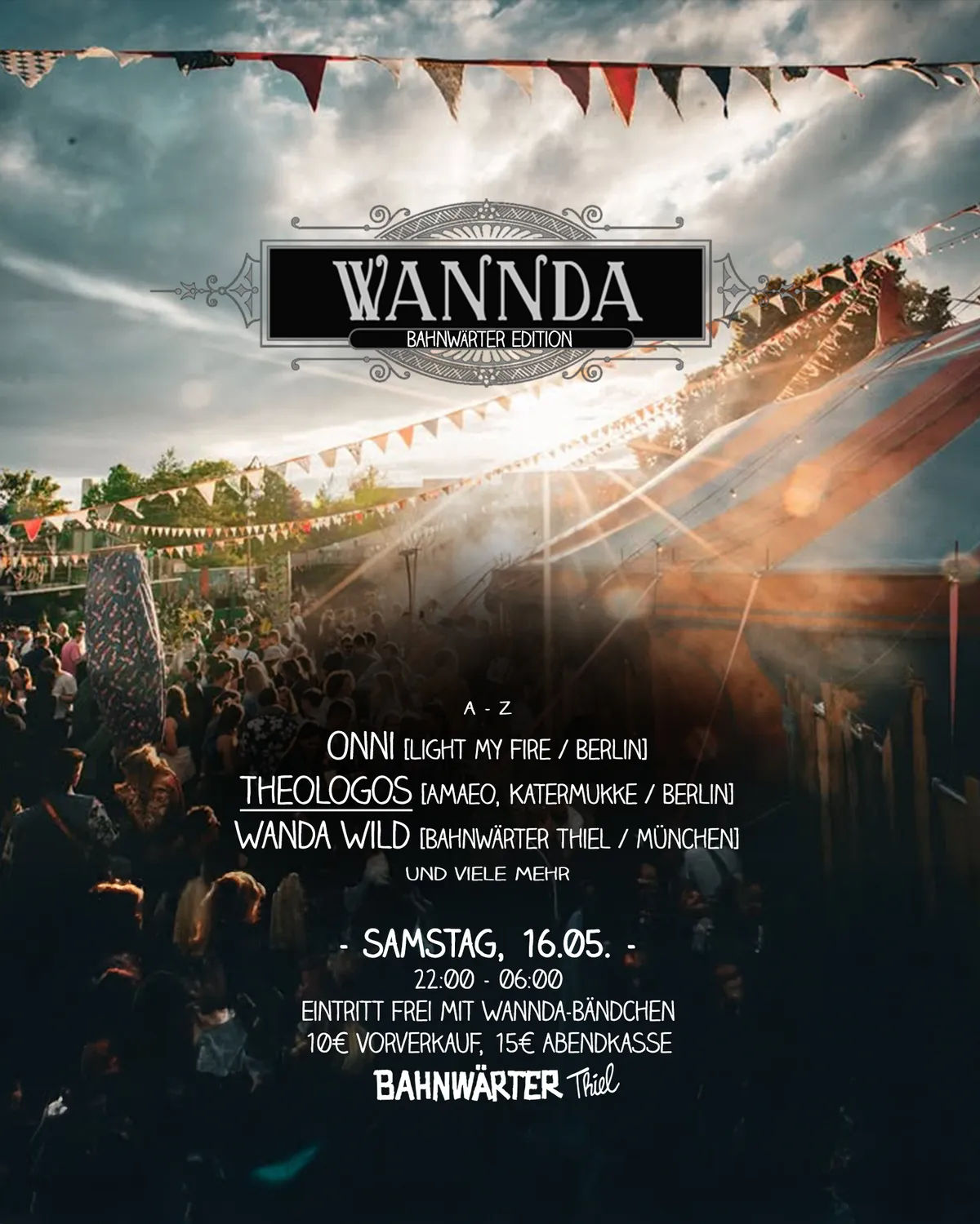 Wannda Circus Opening / Bahnwärter Edition event poster