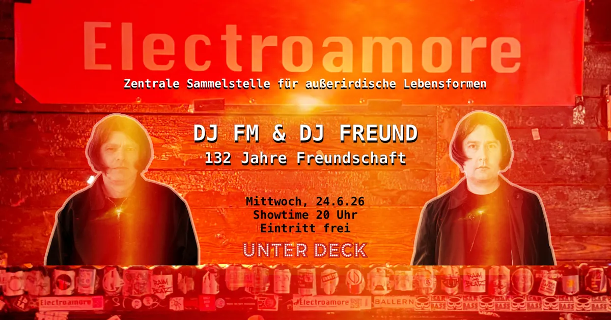 Electroamore Fusion event poster