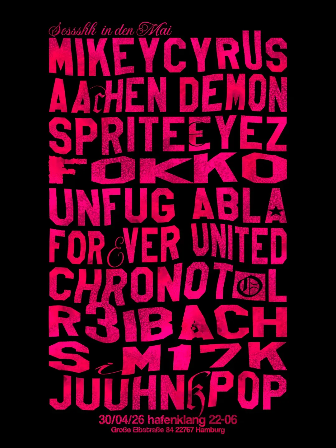 SesssHH in den Mai event poster