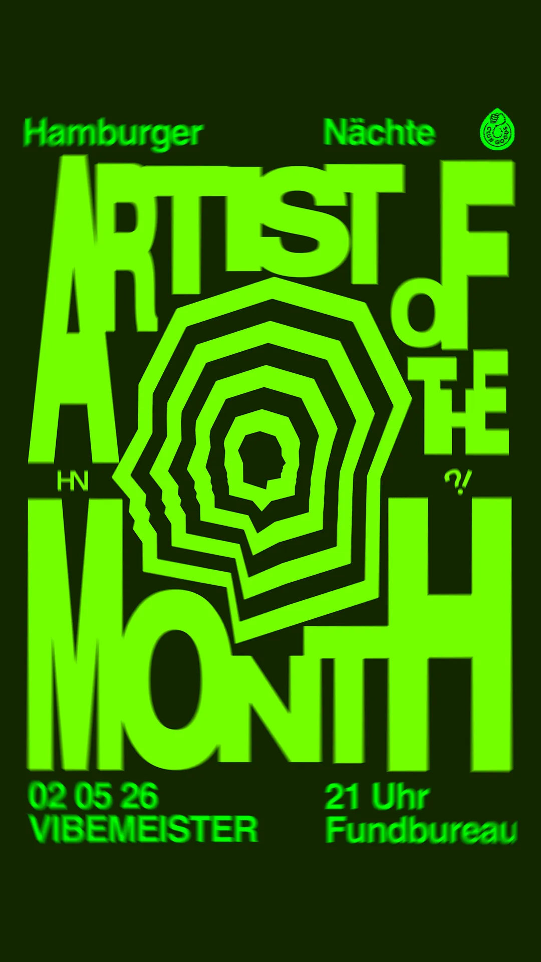 AOTM X Fundbureau with vibemeister event poster