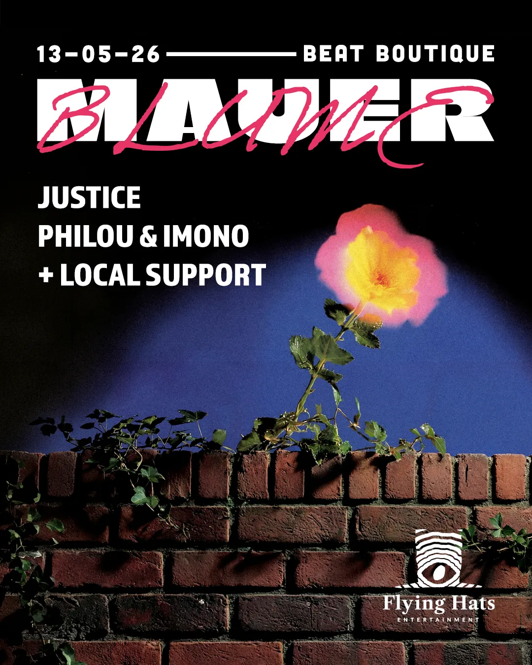 Mauerblume event poster