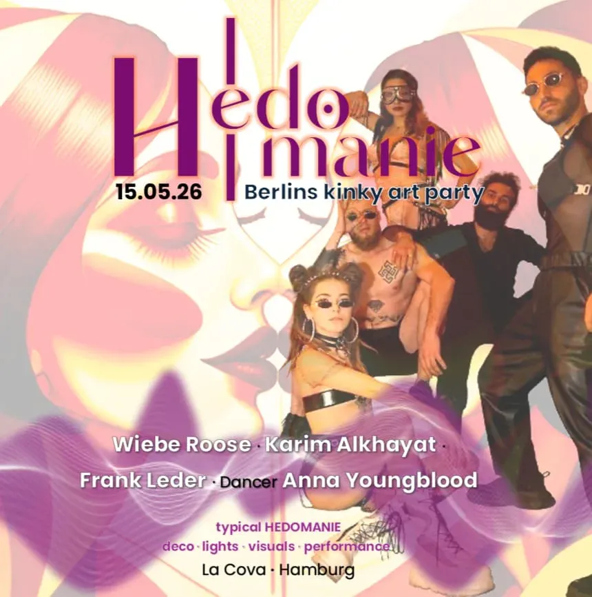 Hedomanie Hamburg event poster