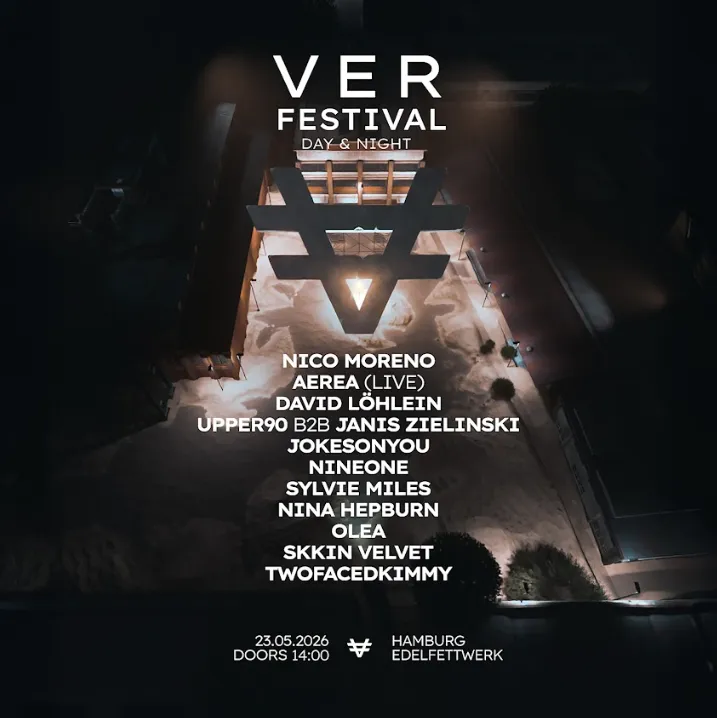 VER Festival 2026 with Nico Moreno, AEREA (Live), David Löhlein and many more event poster