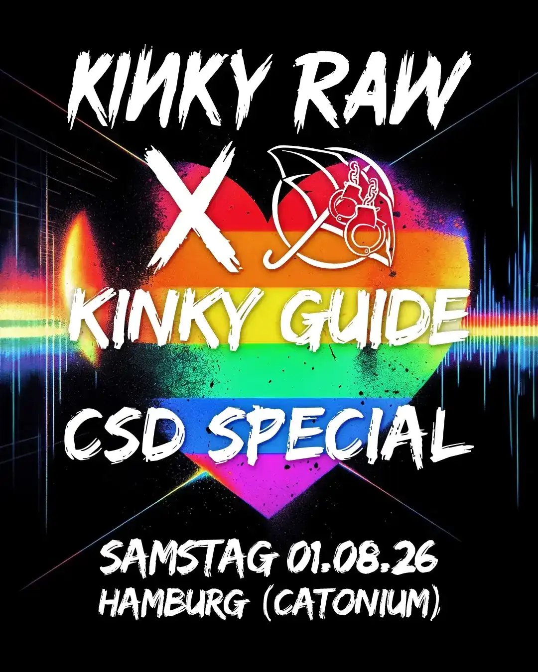 Die CSD Kinky Party by Kinky RAW x Kinky Guide event poster