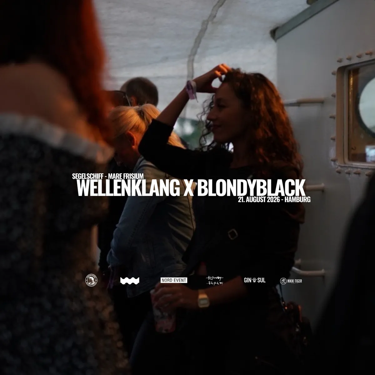 Wellenklang X BlondyBlack event poster