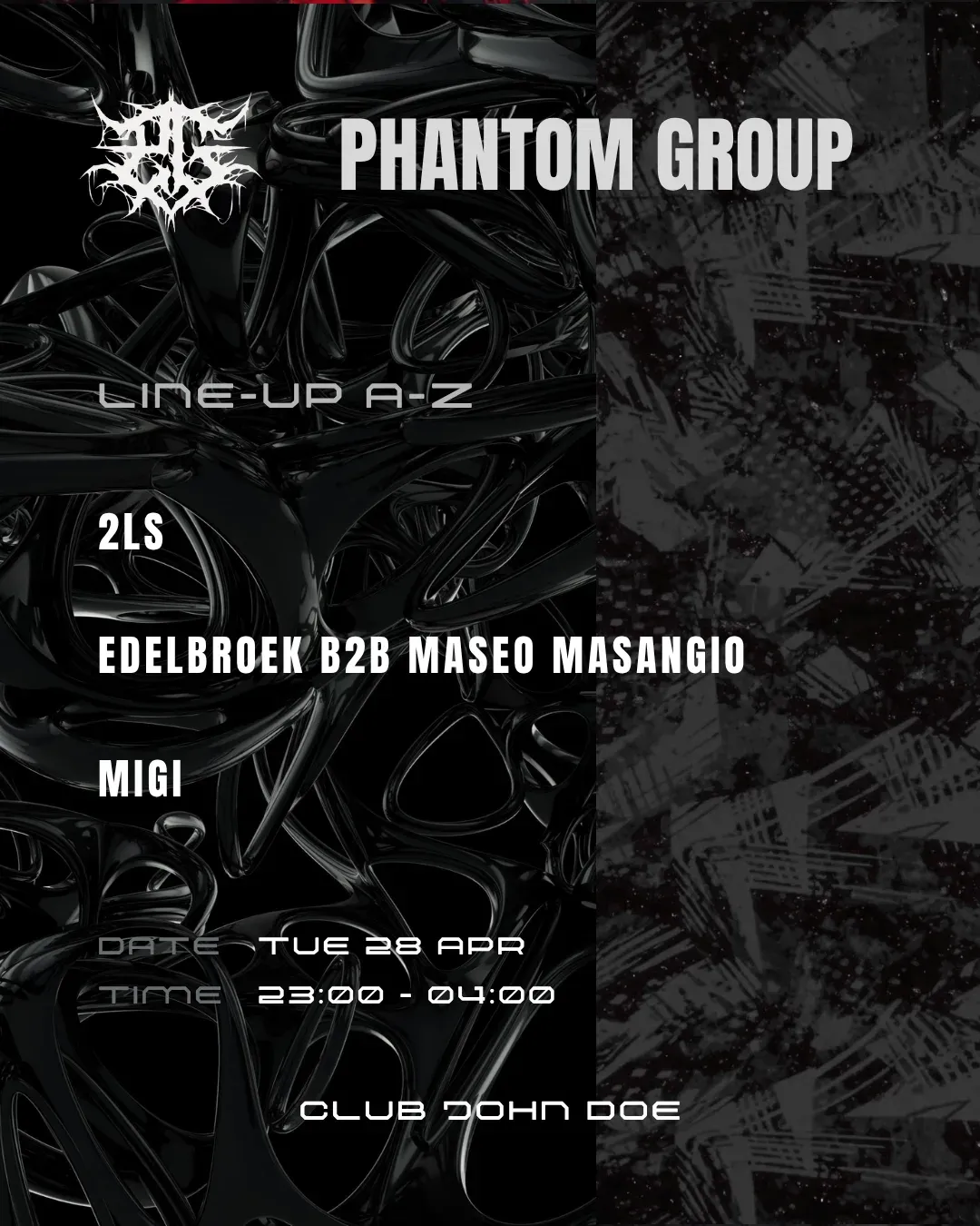 [PHANTOM GROUP] KLUBNACHT event poster