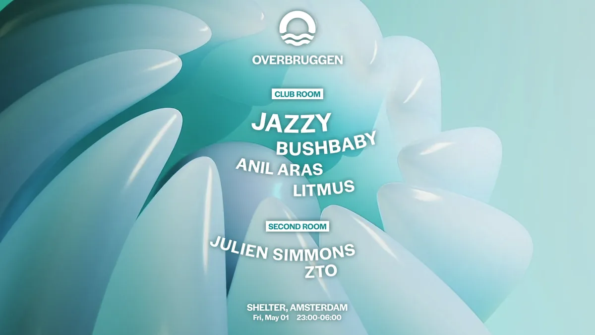 Overbruggen x Shelter with Jazzy, Bushbaby & More event poster