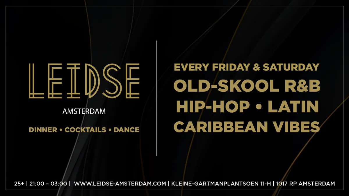 R&B • HIP-HOP • LATIN • CARIBBEAN VIBES event poster
