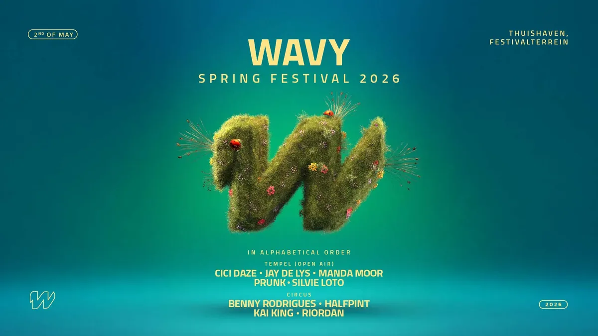 Wavy Spring Festival event poster