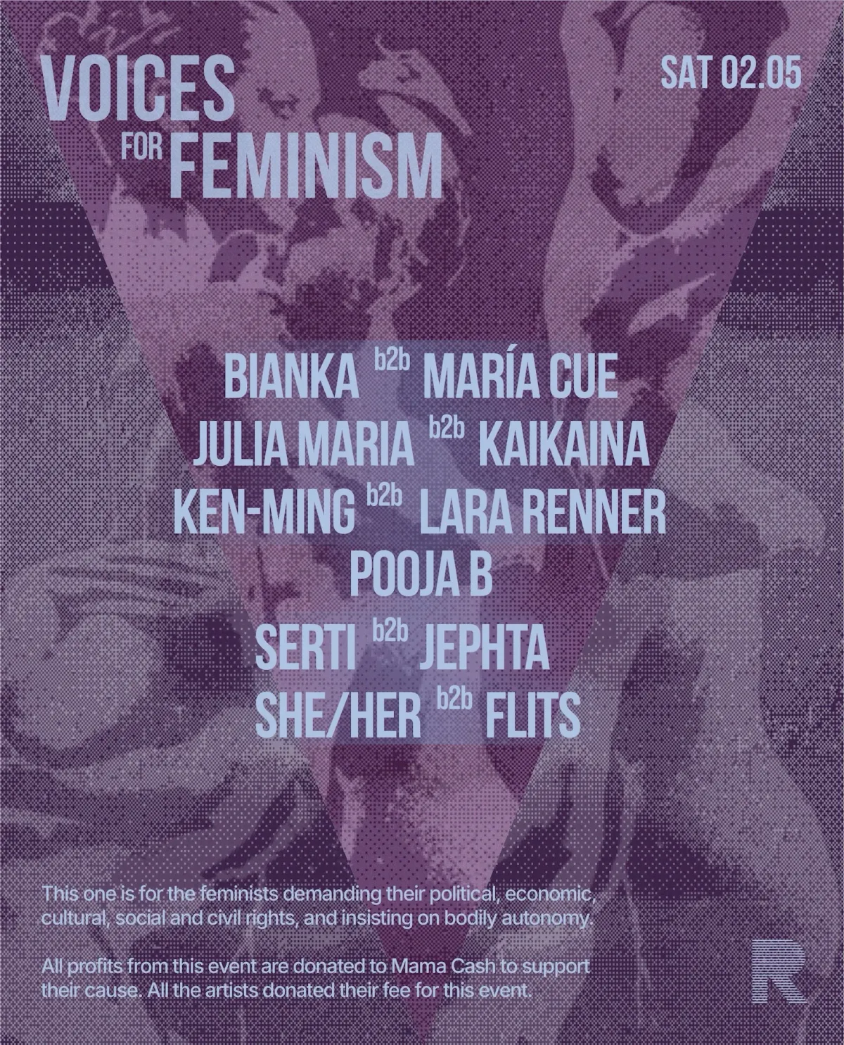 Voices event poster
