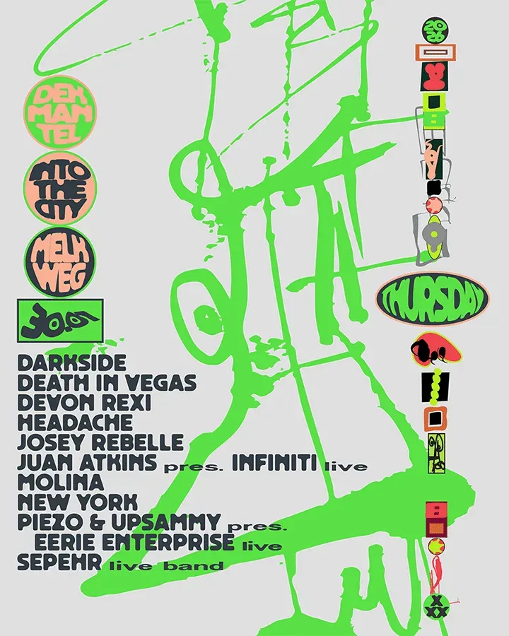 Dekmantel Festival - Into The City - Thursday event poster