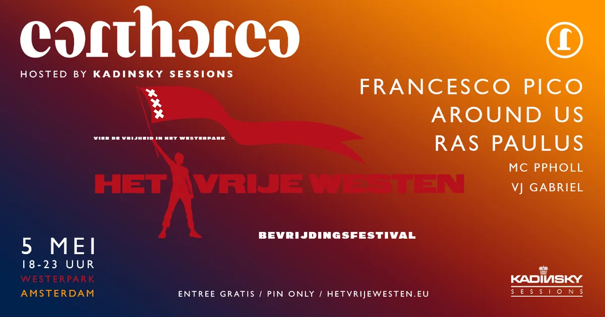EARTH-AREA hosted by Kadinsky Sessions (Het Vrije Westen Festival) event poster