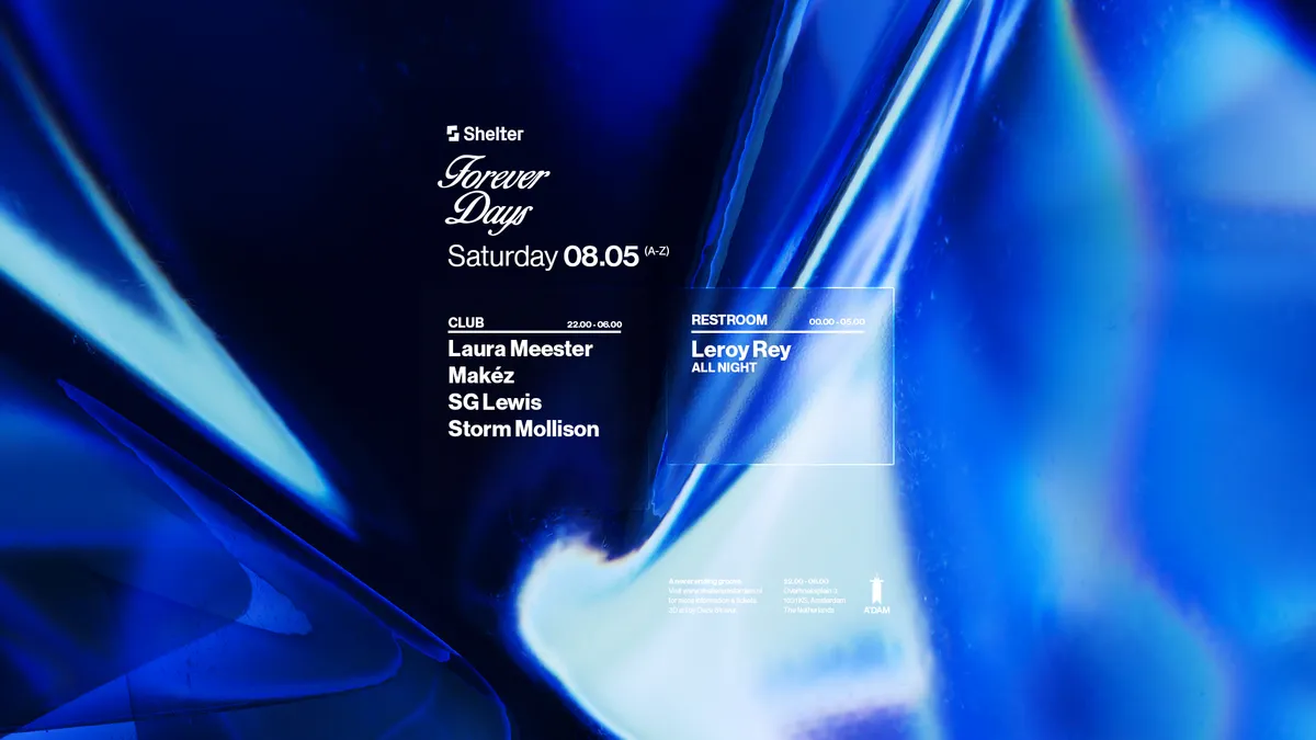 Shelter presents: Forever Days event poster