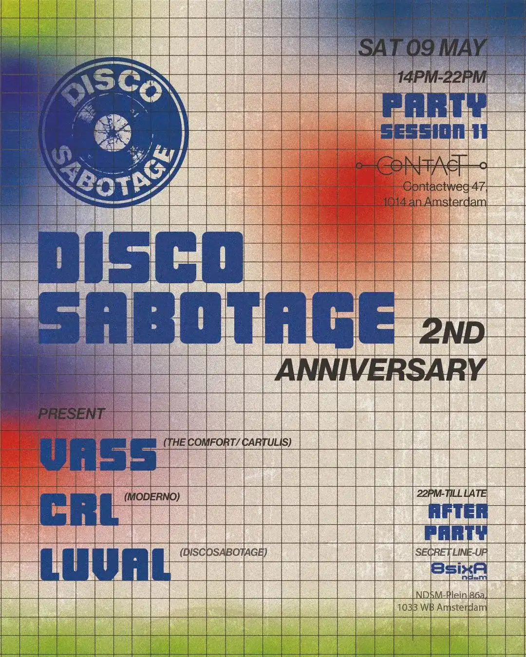 Discosabotage 2nd anniversary - session 11 event poster