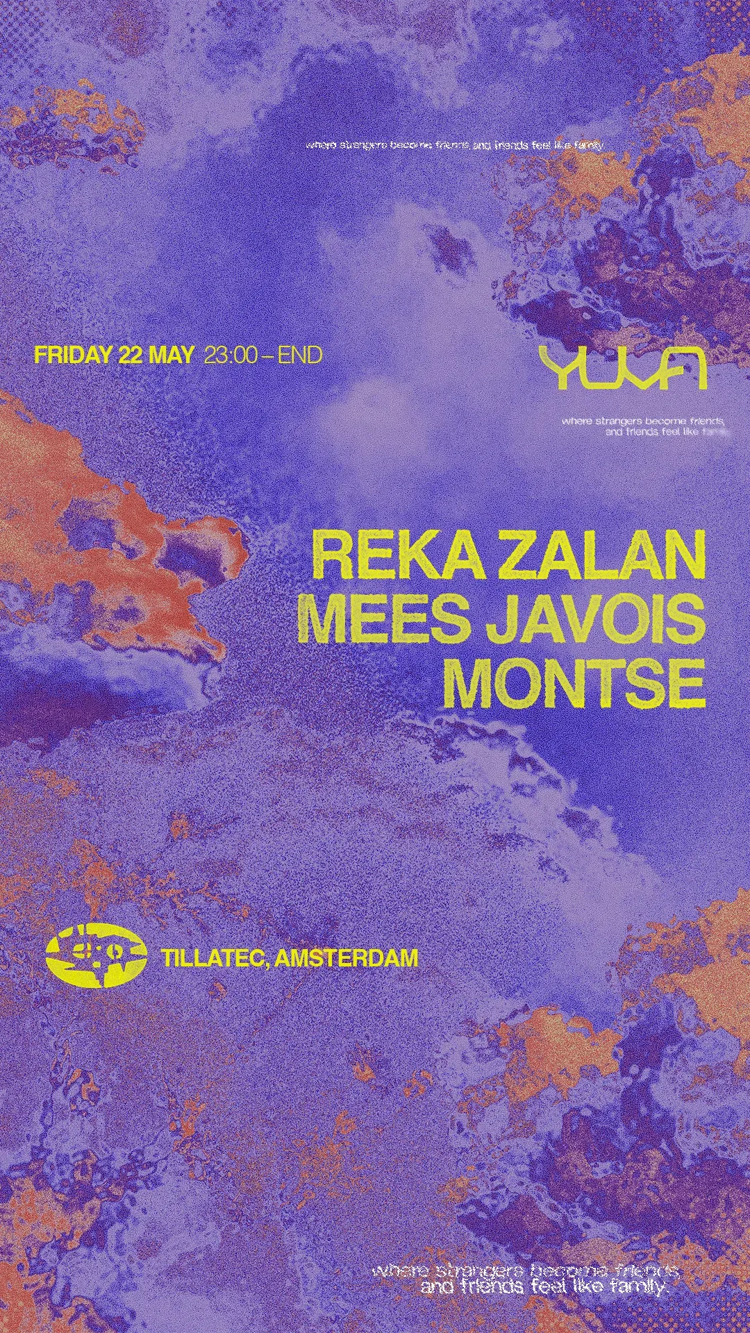 YUVA x TILLATEC event poster