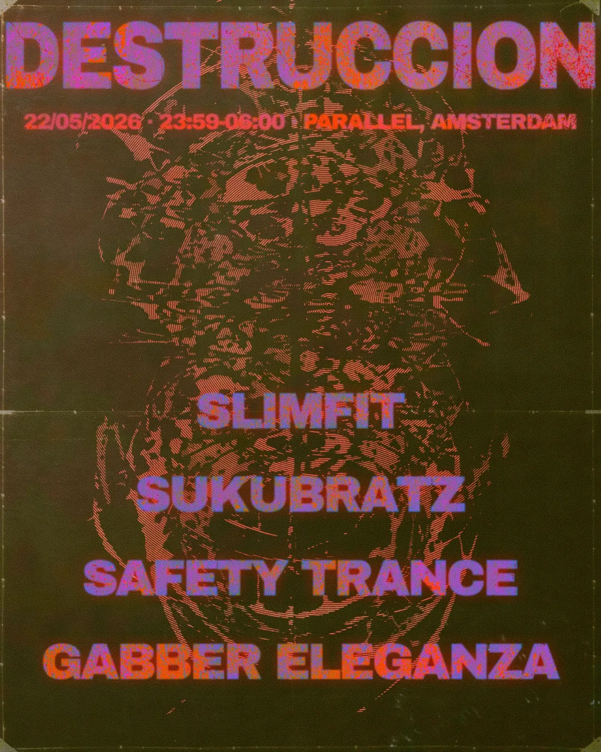 Destrucción event poster