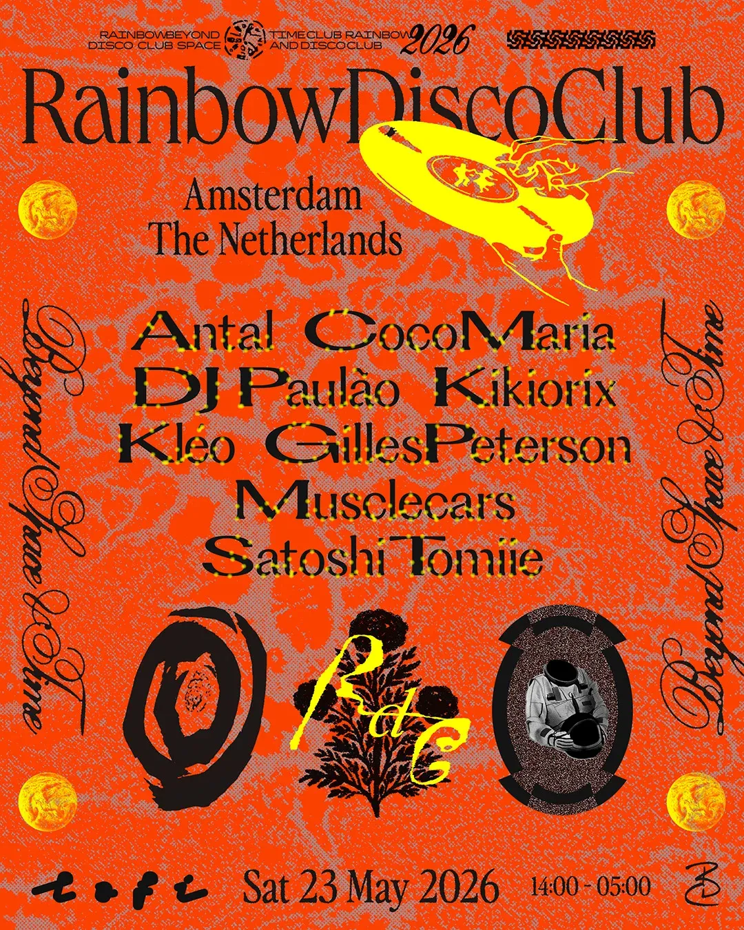 Rainbow Disco Club event poster
